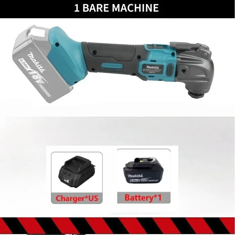 Makita Brushless Quick Release Oscillating Cordless  Multi-Functional Electric Trimmer Quick-Change Compatible Tool