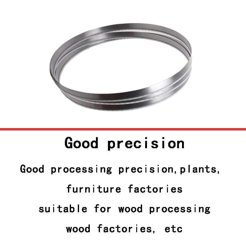 Width34mm woodworking Cutting Saw Blades Used in sawmills Vertical Alloy Band Saw Blade OEM customized bandsaw blade