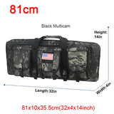 LQARMY 32 38 42 48 inch Tactical Double Rifle Case Molle Rifle Bag Sniper Airsoft Gun Case Backpack Hunting Gun Holster