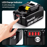 Genuine Makita 18V 6Ah 5Ah Rechargeable Battery for Makita Power Tools Li-ion Replacement 18v Battery+charger+Electric Drill