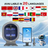 NEW 3D Skin Mirror Skin Intelligent Mirror Wood Lamp Facial Scanner UV Skin Analyzer Machine Magic Mirror Skin Analyzer