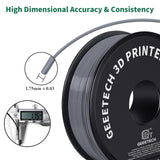 GEEETECH 10Kg 3D ABS+ Filament 1.75mm Spool Wire For 3D Printer Material,Safety, Vacuum packaging