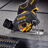 DeWalt DCS438 Rechargeable Cutting Saw, 20V Lithium Battery, Brushless Handheld Metal & Tile Cutting Saw, Little Steel Warrior