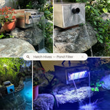 Pisciculture Equipment Fish Farming Pond Water Purifier Machine Filter System with Durable Stainless Steel Box Design