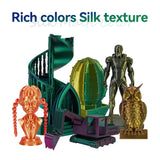 KINGROON Silk Dual-color PLA Filament 3D Printer 1.75mm 11/22 lbs Silk PLA Filament Plastic Materials 3D Printing Special Color