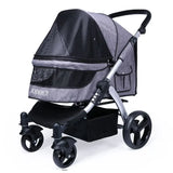 Foldable Dog Strollers 35KG Medium Luxury Dog Strollers Designer Cute Travel Outdoors Dogs Stroller Cheap Portable Pet Supplies