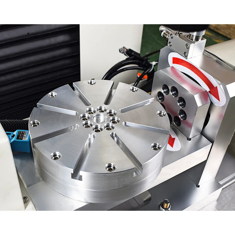 Steel Structure Metal 5 Axis 2.2KW CNC Router 3040 Option ATC System XYZAC Closed Loop or Servo Motor Engraving Milling Machine