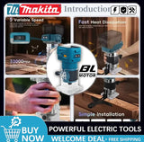 Makita Brushless Lithium Battery Woodworking Trimming Machine Household Rechargeable Electric Tool For DeWalt/Milwaukee