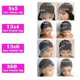 13x4 13x6 HD Lace Frontal 5x5 Closure Wigs | 40 42 Inch Bone Straight