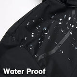 Mens Windproof Jacket Waterproof Lightweight Mountain Sport Jacket for Men Hooded Windbreaker Raincoat