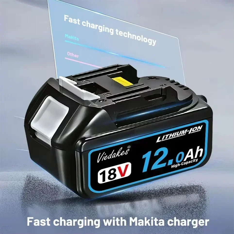 BL1860 for Makita 18V 8Ah Original Battery BL1830 BL1860 BL1850B Tool Battery Compatible for Makita 18 Volt Wireless Grinder