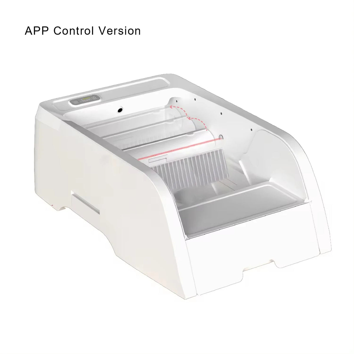 Automatic Self-Cleaning Smart Cat Litter Box WIFI APP Control Plastic Pet Toilet Open Design Smart Cat Toilet Cat Products
