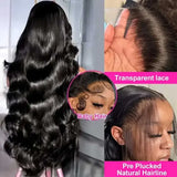 30 40 Inch Body Wave Wigs Human Hair 13x4 HD Lace Frontal Wig Brazilian For Black Women 13x4 Lace Front Human Hair Wigs