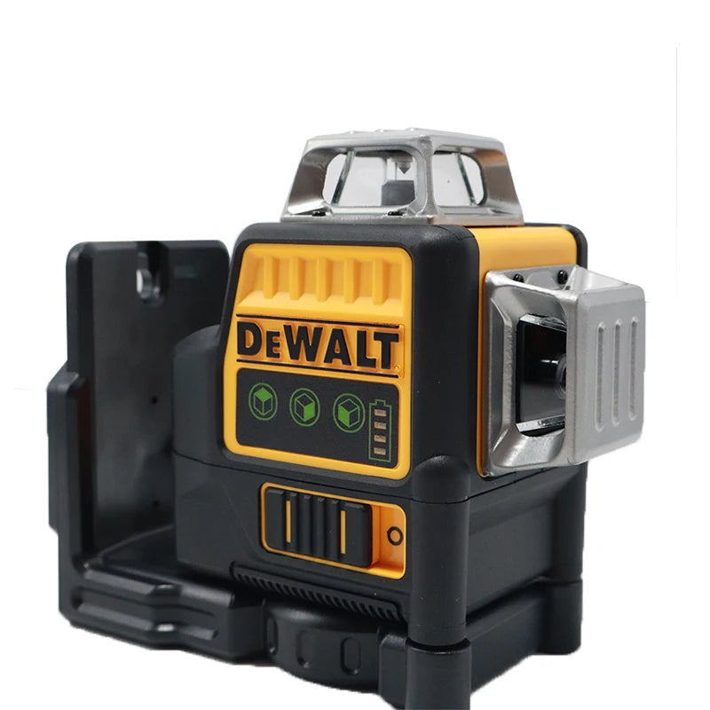 Dewalt DW089LG 3 Sides*360 Degree Vertical 12 Lines Laser Level Horizontal Green Light Level Meter Outdoor 12V Lithium Battery
