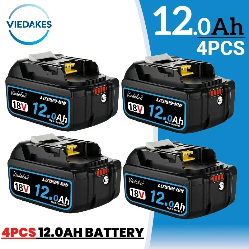 Original 18V 8.0Ah/10.0Ah/12.0Ah 18V Tool Battery BL1830B BL1840B BL1860 BL1850B Tool Battery for Makita 18V Battery
