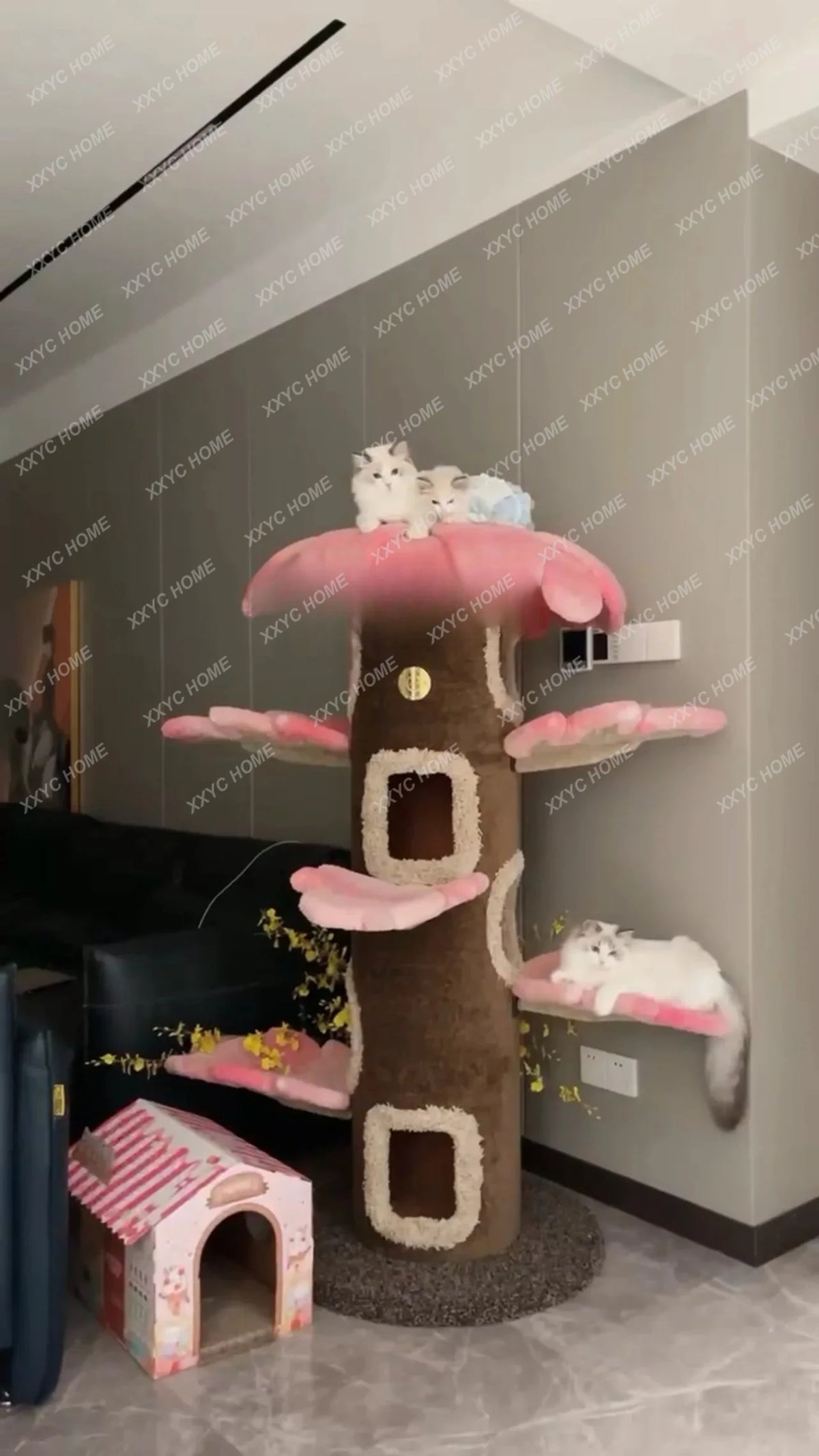 A Tree Special Customization Cat Climbing Frame Creative Customization SUNFLOWER Cat Tree