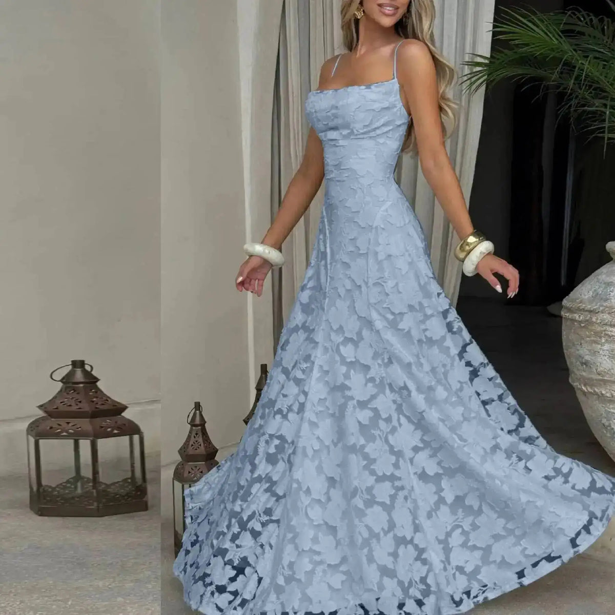 Giyu Sexy Evening Party Dresses Women 2026 Summer Beach Backless Bandage Maxi Long Dress Big Swing Jacquard Holiday Wedding Robe