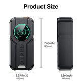 Car Jump Starter 6000mAh With LCD Screen Portable Booster Charger Powerful Car Battery Starting Device for Petrol Vehicle Start
