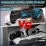 Makita Brushless Quick Release Oscillating Cordless  Multi-Functional Electric Trimmer Quick-Change Compatible Tool