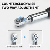 SHANHR 1/2'' Torque Wrench With Large Screen, Adjustable Wrench Bidirectional Ratchet Head Torque Wrench Digital Hand Tools
