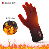 Rechargeable Thermal Motorcycle Gloves for Men Women Electric Heated Gloves Touch Screen Waterproof Motorbike Play Skiing Riding