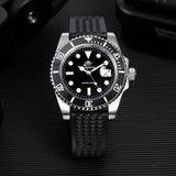 ADDIESDIVE Stainless Steel Watch Men's European and American Business Casual Quartz Watch 200M Waterproof Outdoor Analog Watches