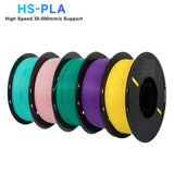 KINGROON High Speed PLA Filament 1.75mm New HS-PLA 3D Printer Filament For 30-500mm/s Fast Printing Rapid PLA 5kg 10kg Mix Color