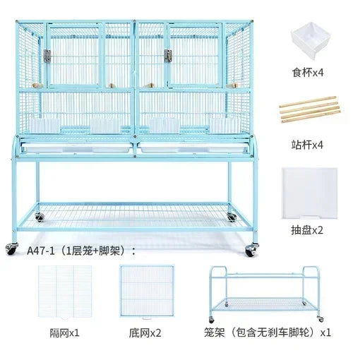 Pet Aviary Bird Cage Parakeet Rabbit Protective Chinchilla Breeding Cat Outdoor Hut Bird  Quail Pajaros Bird Accessories