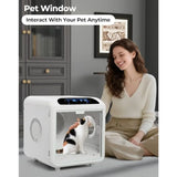 72L Large Pet Dryer Box Automatic Ultra Quiet Cat Hair Drying Box with Smart Temperature Wind and Time Control via APP or Touch