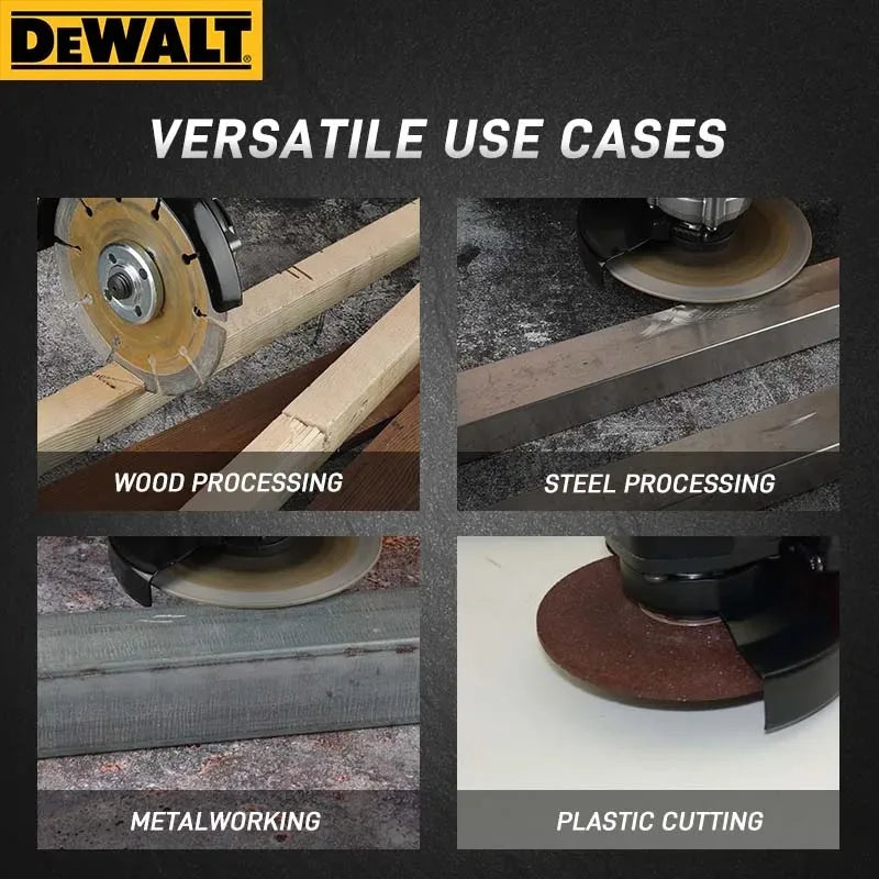 Dewalt Brushless Angle Grinder Polishing Cutting Tools 20V Lithium Battery Grinding Motor Power Machine