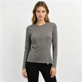 Women's Merino Wool Long Sleeve Shirts Outdoor Sports Yoga T Shirt Women Merino Wool Base Layer Tops Soft Breathable Quick Dry