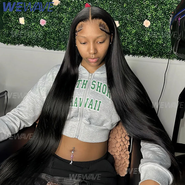 Straight Human Hair Wigs 13X6 Hd Lace Frontal Wig 30 40 Inch 13X4