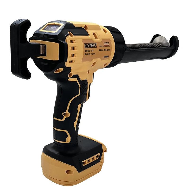 DeWalt  Cordless Electric Caulking Gun 6-Speed for Doors 20V Windows Glass Sealant Adhesive Glue Gun with LED Light Power Tool