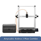 ANYCUBIC Kobra 3 Max Combo FDM 3D Printer Up to 600mm/s Maximum Print Speed Massive Build Volume 500*420*420mm Smart APP Control