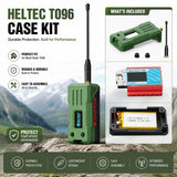Heltec Mesh Node T096 Case Kit with 3000mAh Battery nRF52840 SX1262 LoRa Ultra-low Power BLE GNSS 28dBm Meshtastic MeshCore
