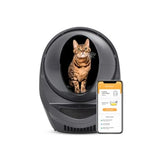 Litter-Robot 3 Connect Automatic Self-Cleaning Cat Litter Box with App Control for Clumping Litter Reduces Odors 1-Year Warrant
