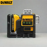 DEWALT 089 12-Line 3-Side 360° Green Laser Level 12V for Outdoor Construction Strong Light Absorption Fixation