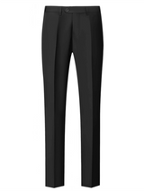 Men Lapel Black Collar 3 Pcs Suit Set Coat Vest Trousers / Business Groom Wedding Dress Fprmal Blazer Pants Waistcoat