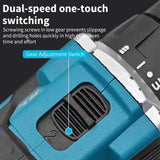 Pro-Grade Original Makita DDF487 Cordless Driver Drill Brushless Electric Impact Screwdriver 18V Rechargeable Power Tool