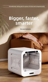Pet drying box, dryer, blow dryer, cat and dog household small intelligent silent automatic drying artifact