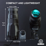 U'King 2Pcs 10W LED Mini Spotlight Manual Focus RGBW Pinspot Stage Light For DJ Disco Bar Club Audience Show Wedding Party