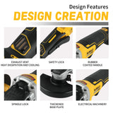 Dewalt 125MM DCG406 Cordless  Angle Grinder 9000RPM Cutting Machine Polishing Machine Tool For 20V Lithium Batteries