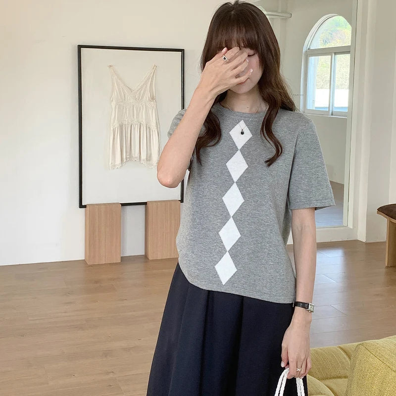 WinvyNee Summer Women's Clothing 100% Cotton T-shirts Short Half Sleeve O Neck Clothes Casual Pullover Basic Female Top A1522074