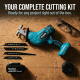 Makita 18V Electric Reciprocating Saw Cutting Wood Metal PVC Pipe Adjustable Speed And Replaceable Blade Chainsaw