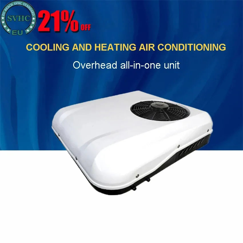 12V/24V 48V-72V Truck Overhead Car Air Conditioner Heating And Cooling Top-Mounted Parking Air Conditioner Integrated Machine