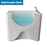【Best-selling】Modern Design Ozone Professional Pet Dog Jacuzzier Freestanding Massage Pet Bathtub Wash Grooming LED Pet Spa Bath