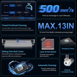 A4 A3 DTF Printer with XP600 printhead With DTF Powder Shaker Machine for DIY T-Shirt printing machine A3 Textiles fabric print
