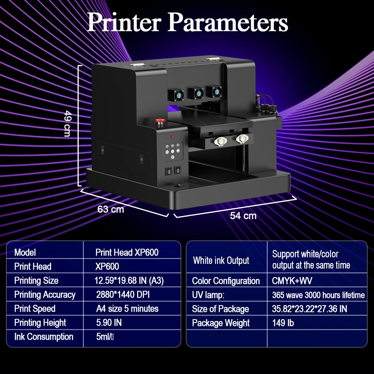 A3 UV Printer A3 XP600 UV DTF Printer Impresora L805 UV Flatbed Printer For Acrylic Metal Sticker Printer Machine UV Printer