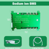 HAKADI Sodium-ion BMS 4-16S 50A 100A 150A 200A Bluetooth BMS For DIY Na-ion Battery Pack For Solar System Boat RV