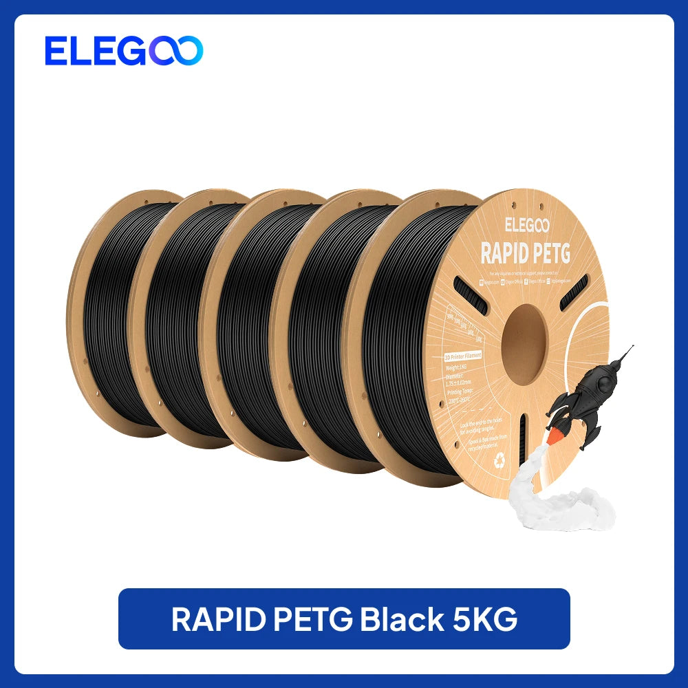 ELEGOO 4KG/5KG/10KG 1.75mm Rapid PETG Filament